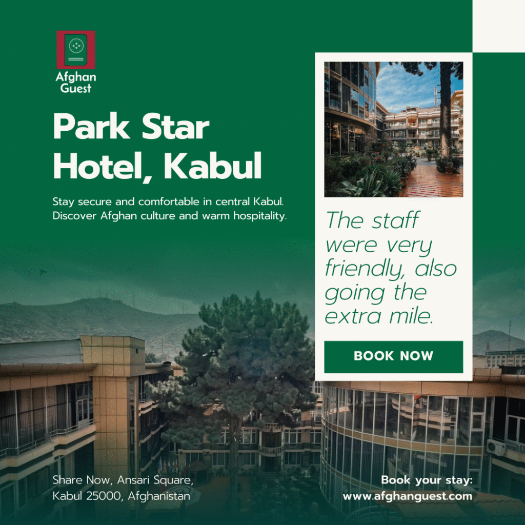 Park Star Hotel Kabul announce partnership with Afghan Guest Tourist and Travel Agency