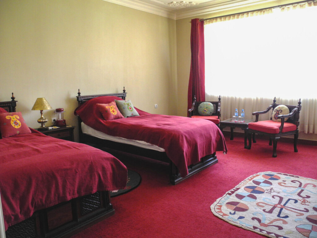 Hotel Silk Road Bamiyan single twin room