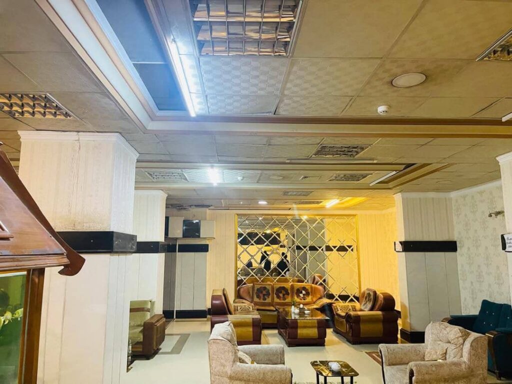 Nazary Hotel Herat Afghanistan reception lobby